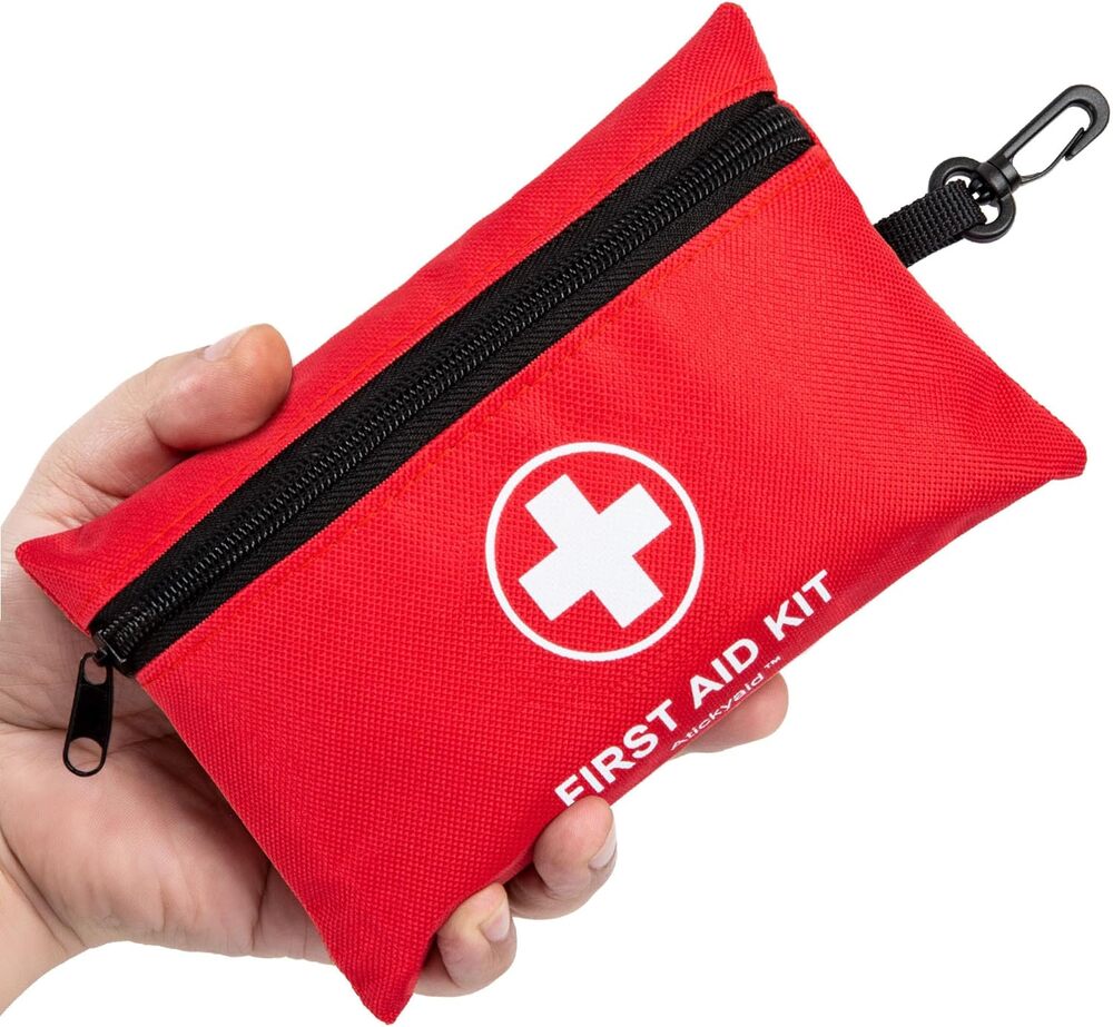 140 Piece First Aid Kit, Car, Home, Office, Travel, Camping, Sports, School